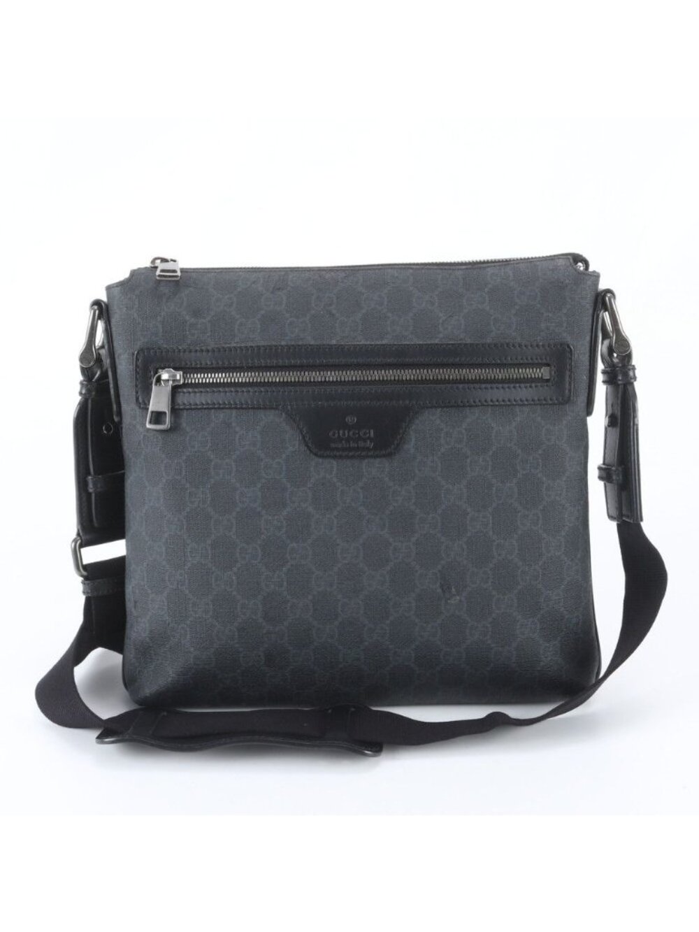 Gucci GG Supreme Leather Shoulder Bag Crossbody Messenger Business